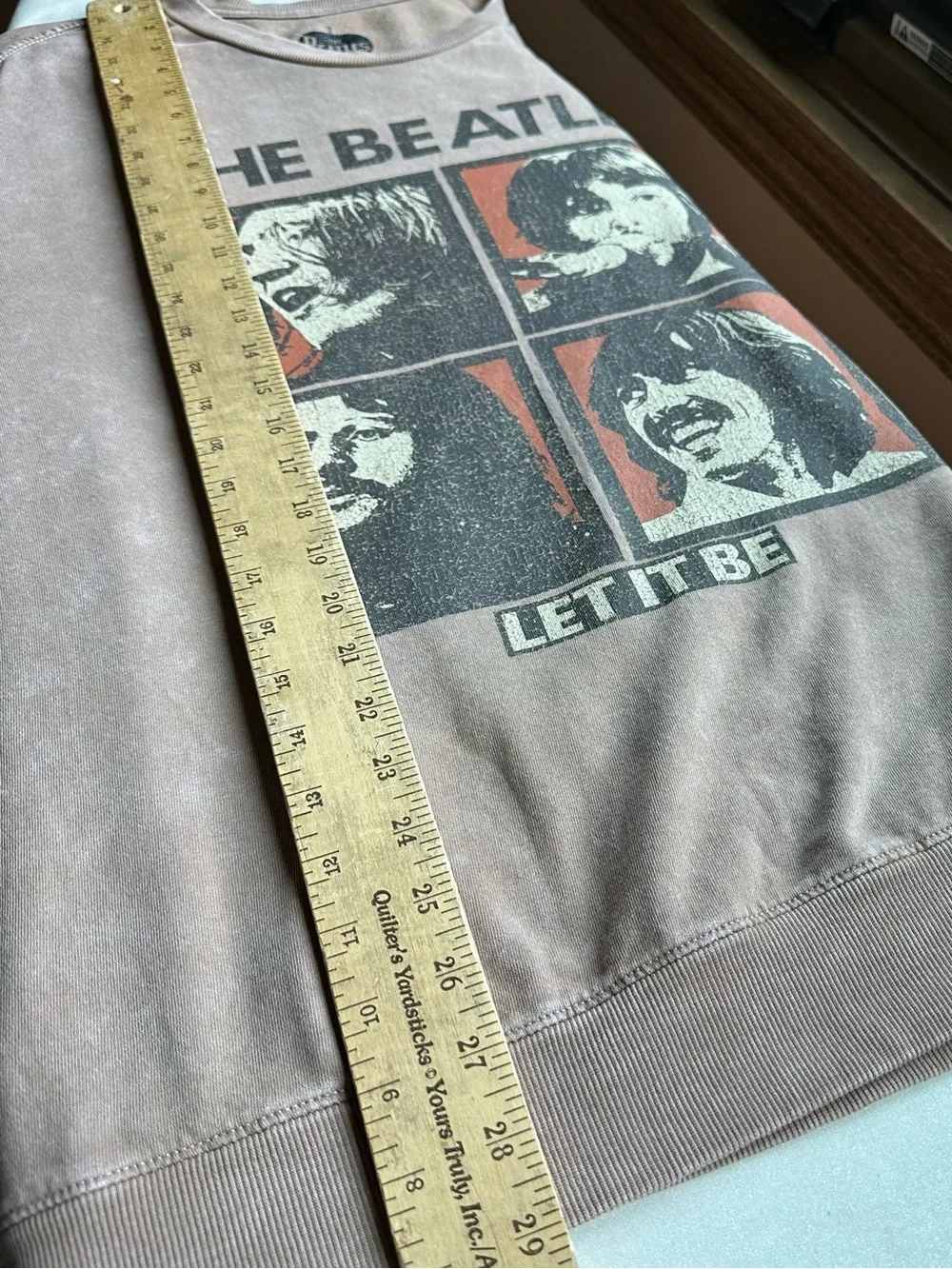 The Beatles Let It Be Sweatshirt Mens XL, Vintage Wash, Graphic 2024 100% Cotton